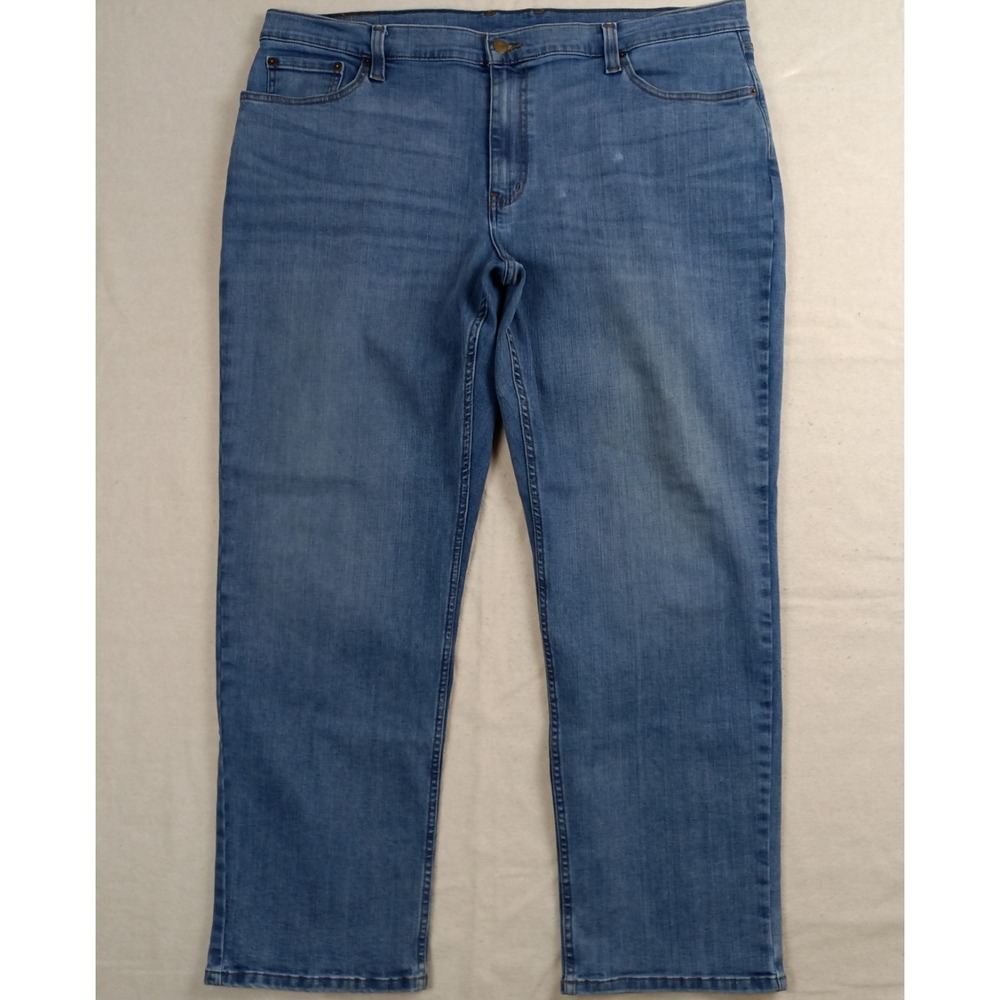 LL Bean Mens BeanFlex Standard Fit Jeans Medium Wash – 42x30